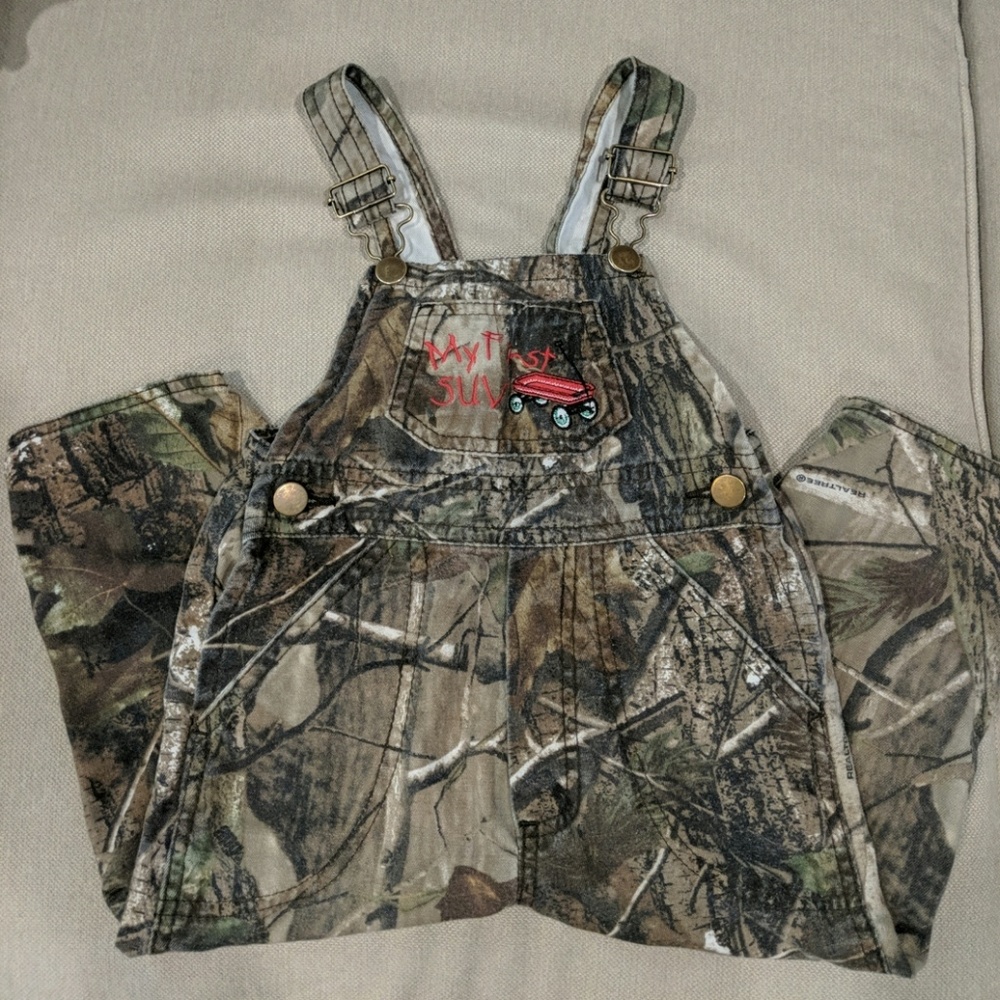 Camo overalls